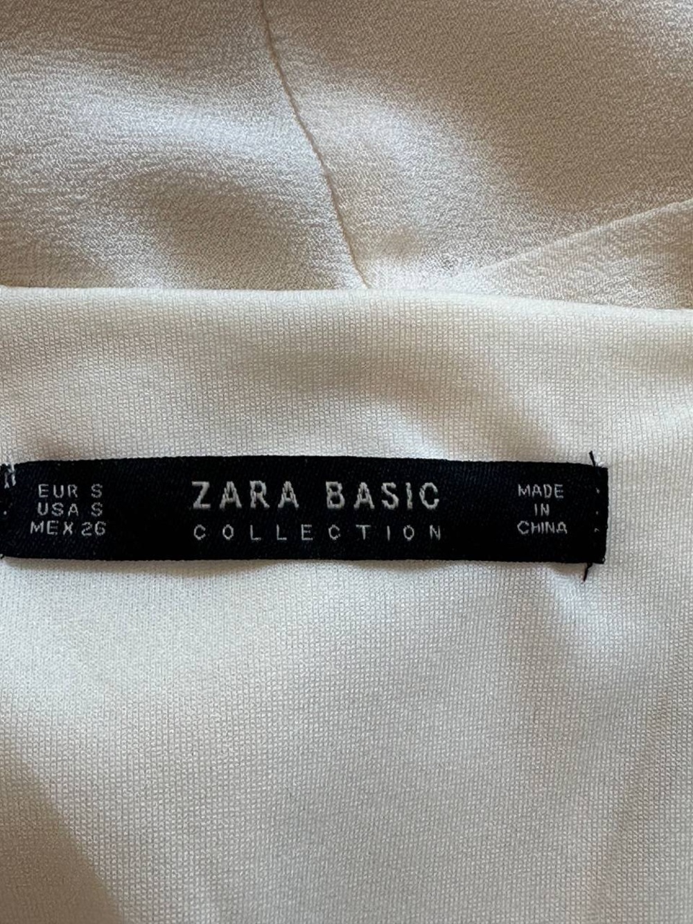 Zara Cream Sleeveless Tie-Front Romper - Picture 3 of 6